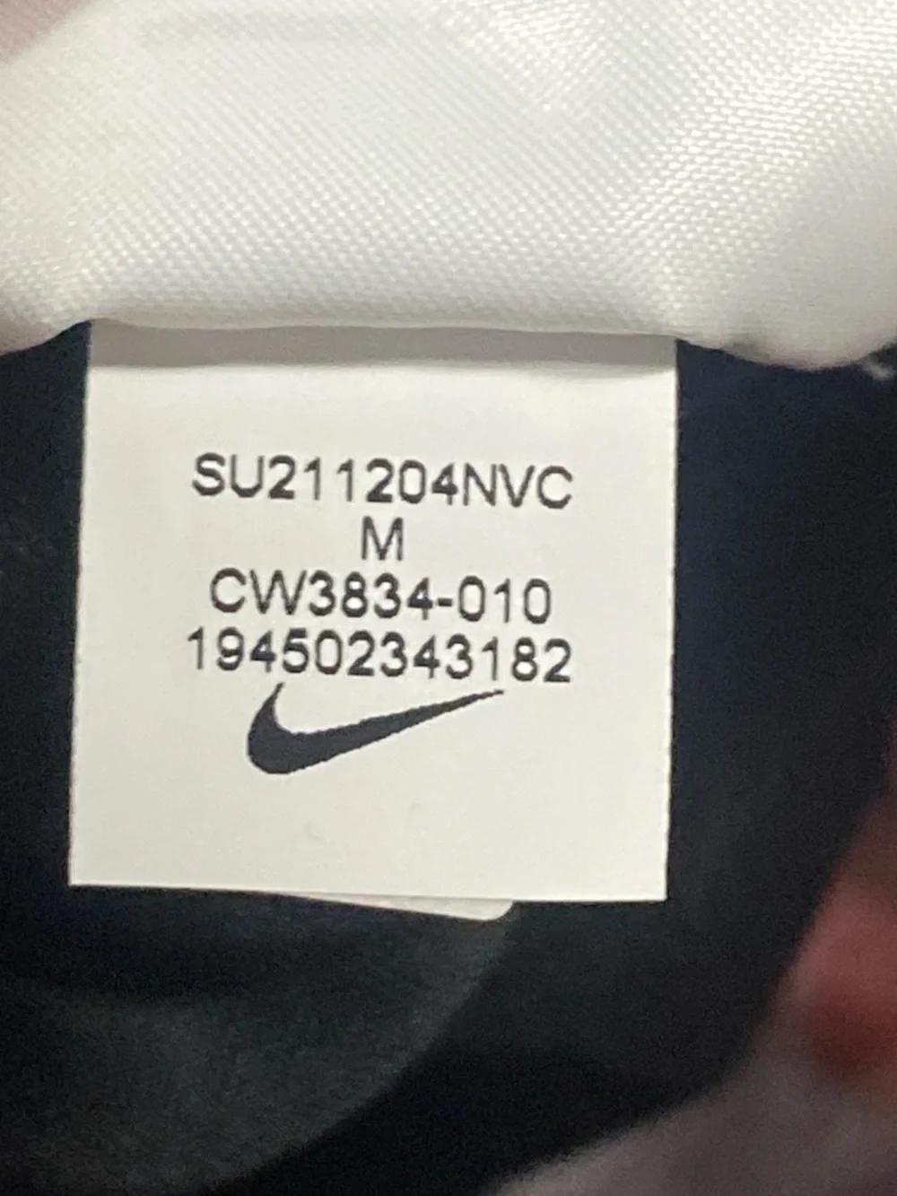 Nike Derby III Soccer Jersey NWT Kids Medium Black/White DRI-FIT CW3834-010